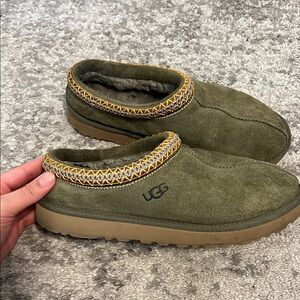 UGG Olive Green Slip-On Shoes